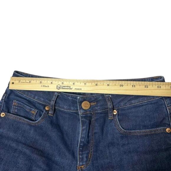 LOFT Casual Curvy Skinny Dark Wash Jean Women's Size 25/0 - Picture 5 of 7